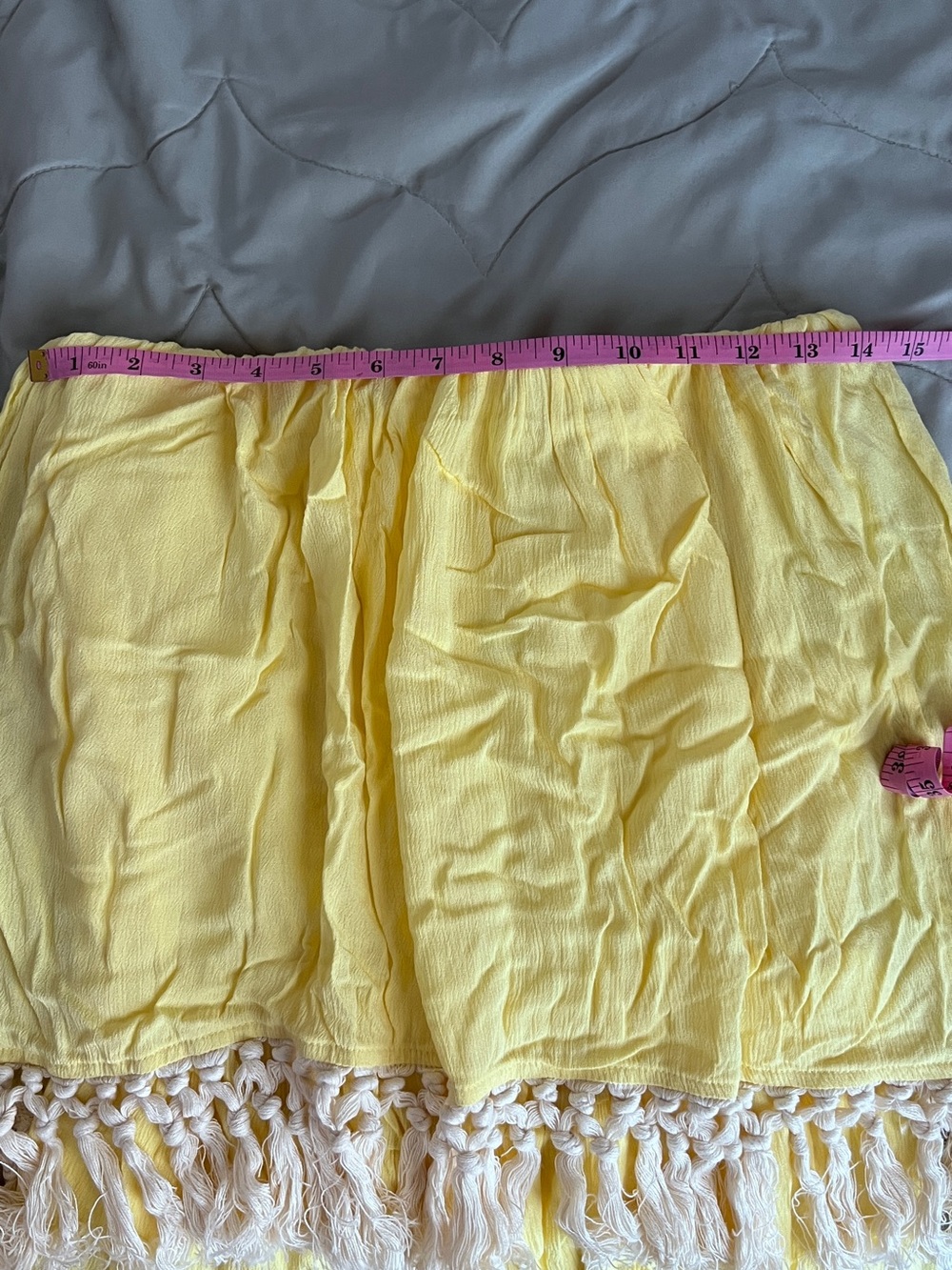 The Vanity Room Yellow Swim Cover-Up Romper - Picture 10 of 10